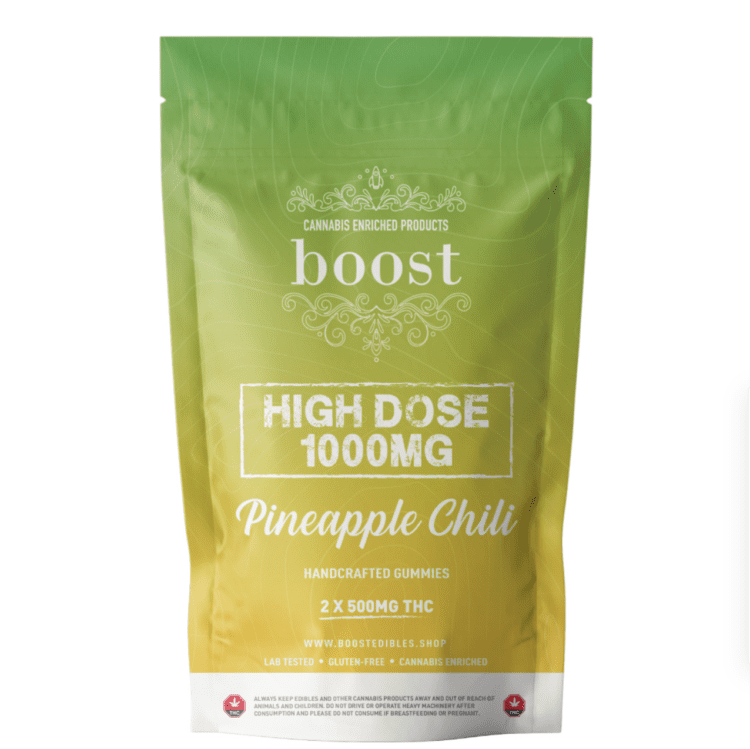 Boost Edibles High Dose - Pineapple Chilli 1000mg