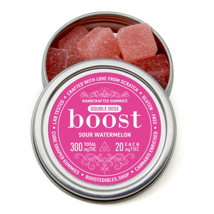 Boost Edibles - Sour Watermelon 300mg