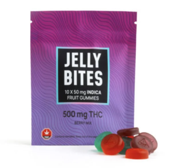 Twisted Extracts – Berry Mix Jelly Bites 500mg (Indica)