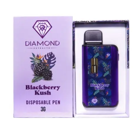 Diamond Concentrates Disposable Pen 3g - Blackberry Kush