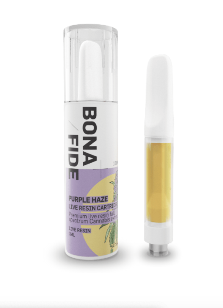 Bonafide - Purple Haze Live Resin Cart 1g