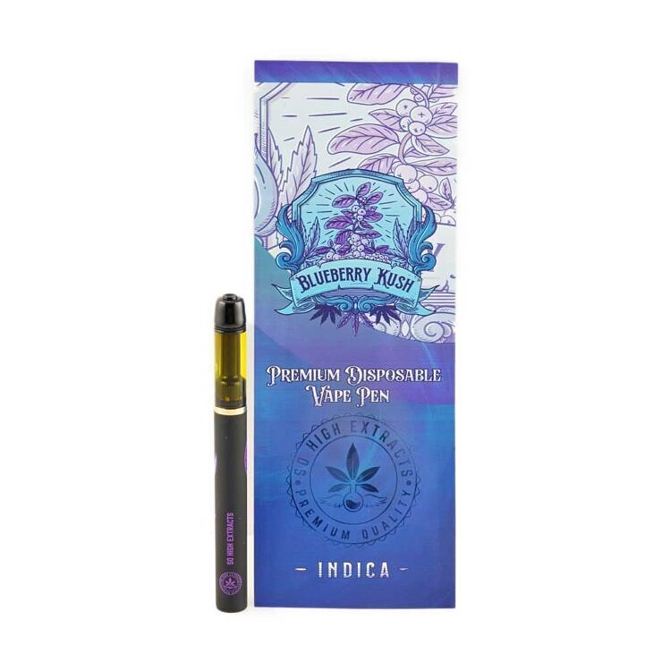 So High Extracts Disposable Pen (1g) - Blueberry Kush