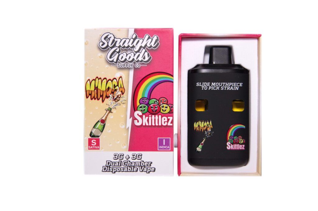 Straight Goods Dual Chamber Pen (6g) - Mimosa + Skittlez