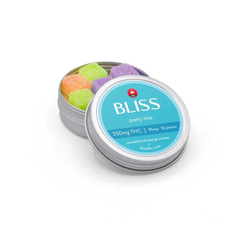 Bliss Edibles – Party Mix 250mg