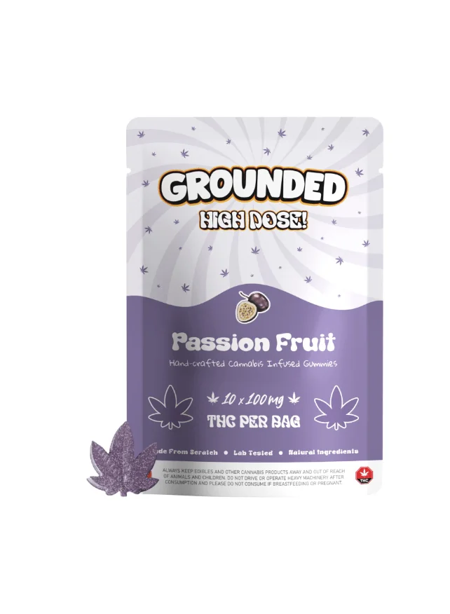 Grounded High Dose Leafs – Passion Fruit 1000mg