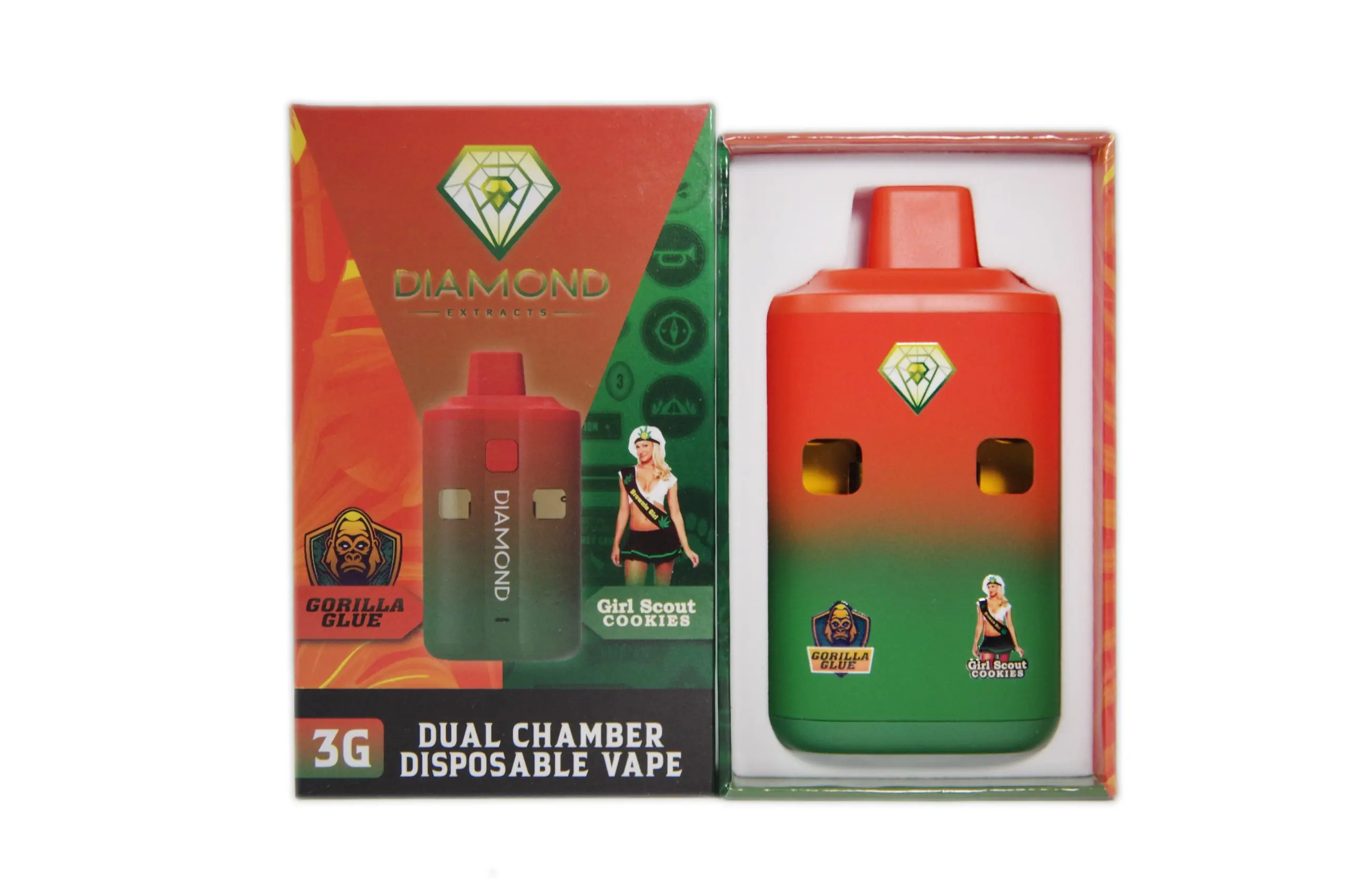 Diamond Concentrates Dual Chamber Pen (6g) – Gorilla Glue + Girl Scout Cookies