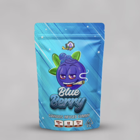 Sky High Edibles – Blueberry Gummy 600mg