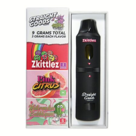 Straight Goods Triple Chamber Pen (9g) – Zkittlez + Pink Citrus + Watermelon Bubblegum