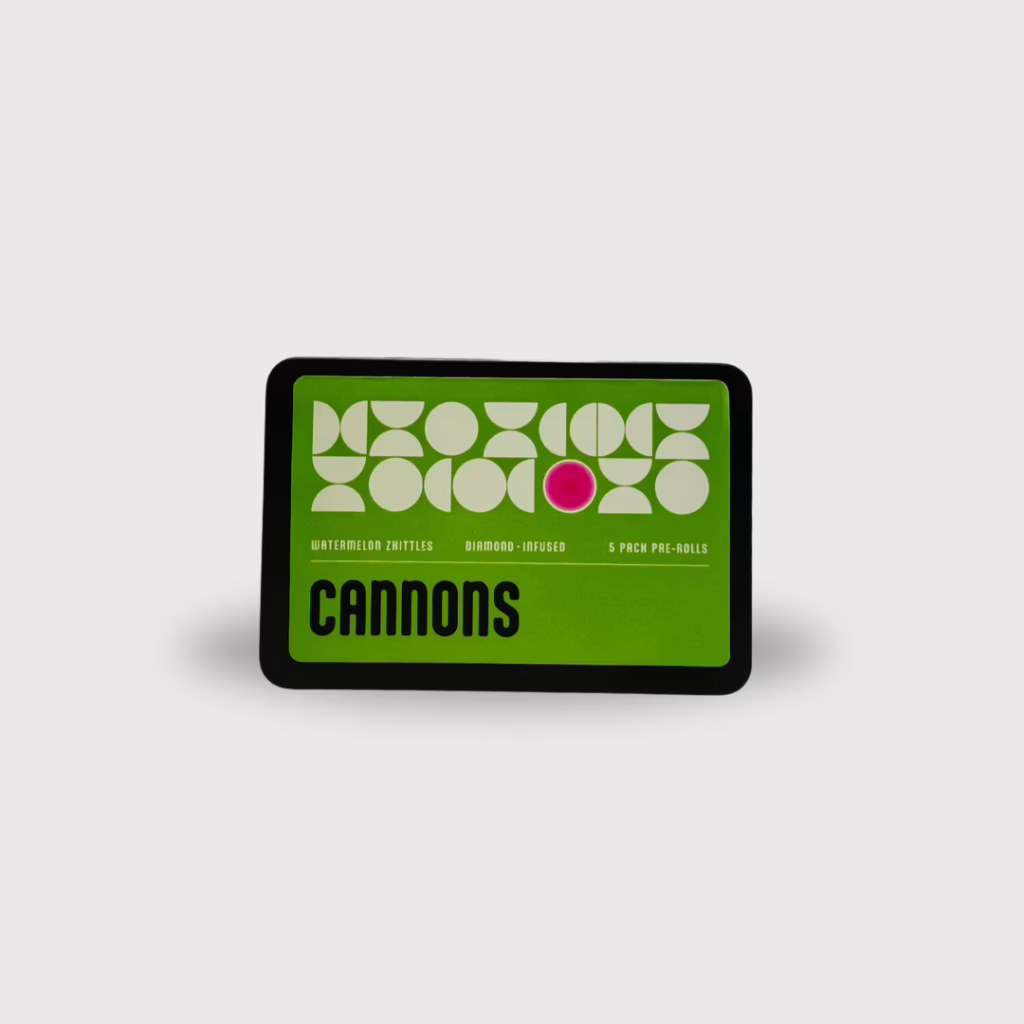 Cannons - Watermelon Zkittlez Diamond 5 Pack Pre-Roll (Indica)