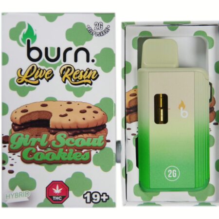 Burn Disposable Pen 2g (Live Resin) – Girl Scout Cookies