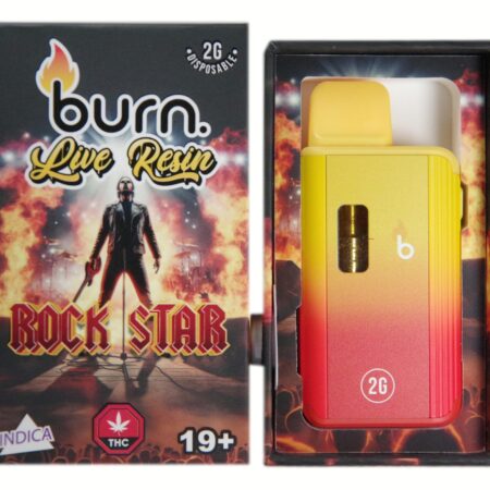 Burn Disposable Pen 2g (Live Resin) – Rockstar