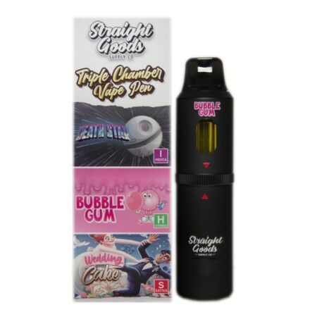 Straight Goods Triple Chamber Pen (9g) – Death Star + Bubble Gum + Wedding Cake