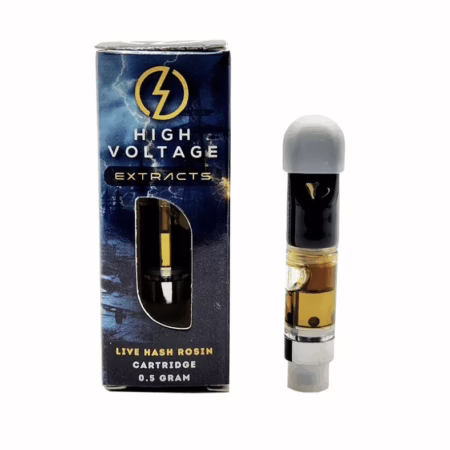 High Voltage Extracts Live Hash Rosin Cart - Alien Rock Candy