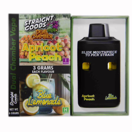 Straight Goods Dual Chamber Pen (6g) - Apricot Peach + Blue Lemonade