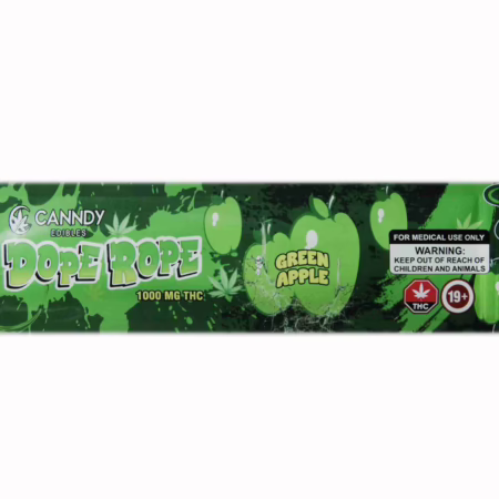 Canndy Edibles - Dope Rope Green Apple 1000mg