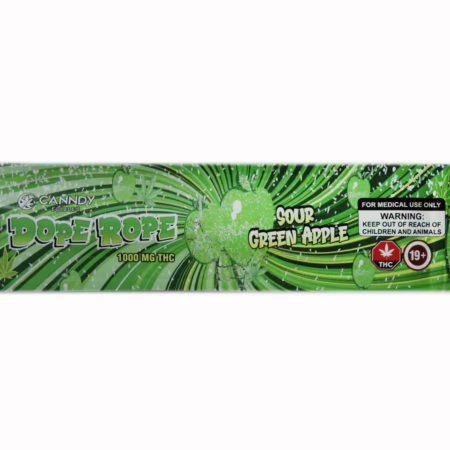 Canndy Edibles - Dope Rope Sour Green Apple 1000mg