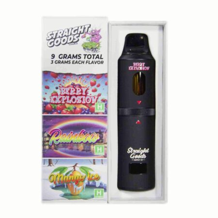 Straight Goods Triple Chamber Pen (9g) – Berry Explosion + Rainbow + Mango Ice