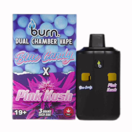 Burn Dual Chamber Pen 6g - Blue Candy (H) + Pink Kush (I)