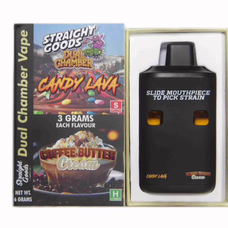 Straight Goods Dual Chamber Pen (6g) - Candy Lava + Coffee Butter Cream
