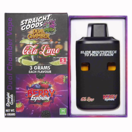 Straight Goods Dual Chamber Pen (6g) - Cola Lime + Berry Explosion