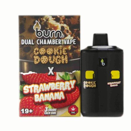 Burn Dual Chamber Pen 6g – Cookie Dough (H) + Strawberry Banana (H)