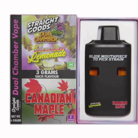 Straight Goods Dual Chamber Pen (6g) - Cotton Candy Lemon + Canadian Maple