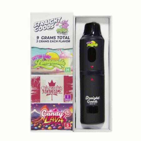 Straight Goods Triple Chamber Pen (9g) – Cotton Candy Lemonade + Canadian Maple + Candy Lava