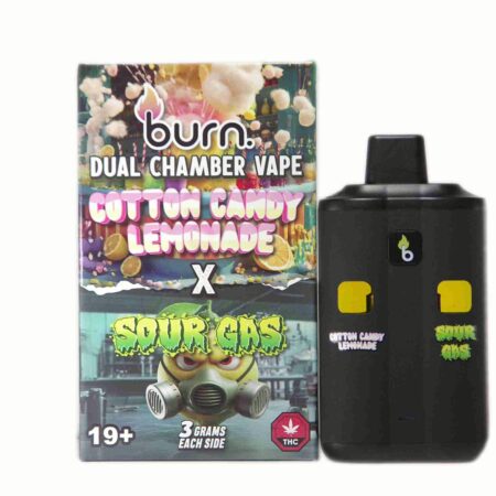 Burn Dual Chamber Pen 6g – Cotton Candy Lemonade (H) + Sour Gas (H)