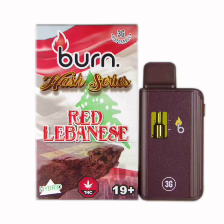 Burn Disposable Pen 3g - Red Lebanese