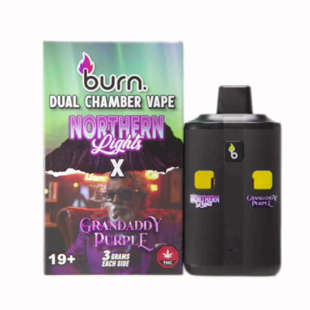 Burn Dual Chamber Pen 6g - Northern Lights (I) + Grandaddy Purple (I)
