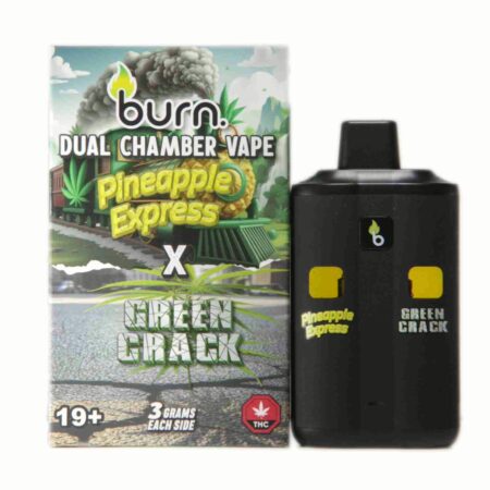 Burn Dual Chamber Pen 6g – Pineapple Express (S) + Green Crack (S)