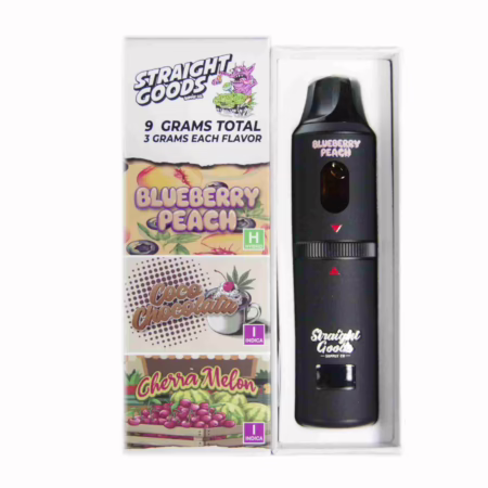 Straight Goods Triple Chamber Pen (9g) - Blueberry Peach + Coco Chocolata + Cherra Melon