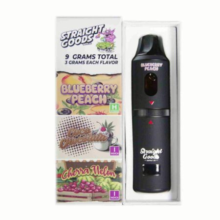 Straight Goods Triple Chamber Pen (9g) – Blueberry Peach + Coco Chocolata + Cherra Melon