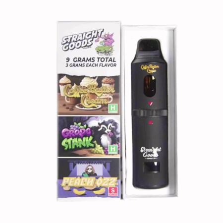 Straight Goods Triple Chamber Pen (9g) - Coffee Butter + Grape Stank + Peach Ozz