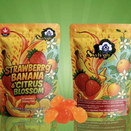 Sky High Edibles – Strawberry Banana + Citrus Blossom 3000mg