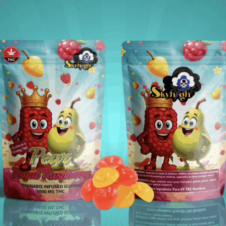 Sky High Edibles - Pear + Royal Raspberry 3000mg