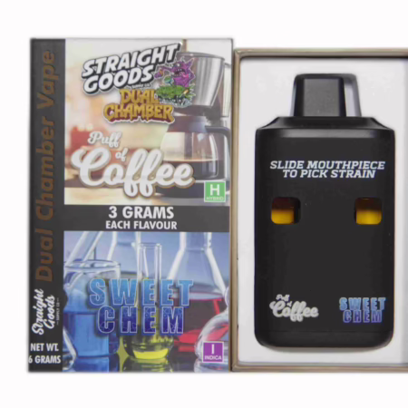 Straight Goods Dual Chamber Pen (6g) - Puff of Coffee + Sweet Chem