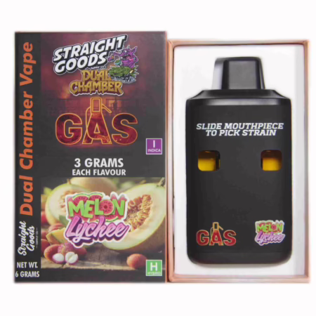 Straight Goods Dual Chamber Pen (6g) - Gas + Melon Lychee