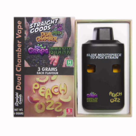Straight Goods Dual Chamber Pen (6g) - Grape Stank + Peach Ozz