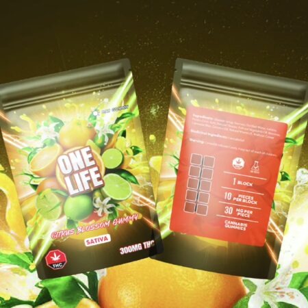 One Life – Citrus Blossom Gummy 300mg (Sativa)