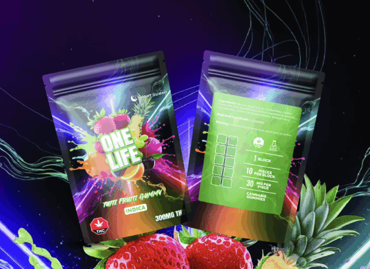 One Life - Tutti Frutti 300mg (Indica)