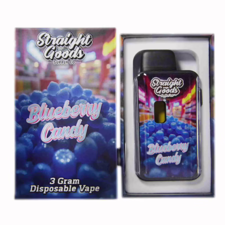 Straight Goods Disposable Pen 3g - Blueberry Candy (Indica)