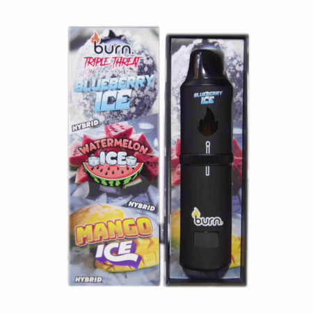 Burn Triple Threat Pen (9g) - Blueberry Ice + Watermelon Ice + Mango Ice