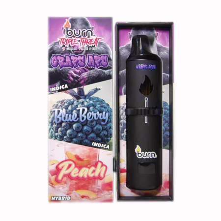 Burn Triple Threat Pen (9g) - Grape Ape + Peach + Blueberry