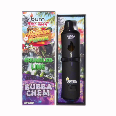 Burn Triple Threat Pen (9g) - Hawaiian Punch + Crumbled Lime + Bubba Chem