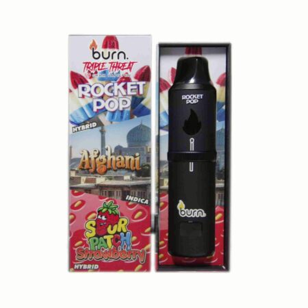 Burn Triple Threat Pen (9g) – Rocket Pop + Afghani + Sour Patch Strawberry