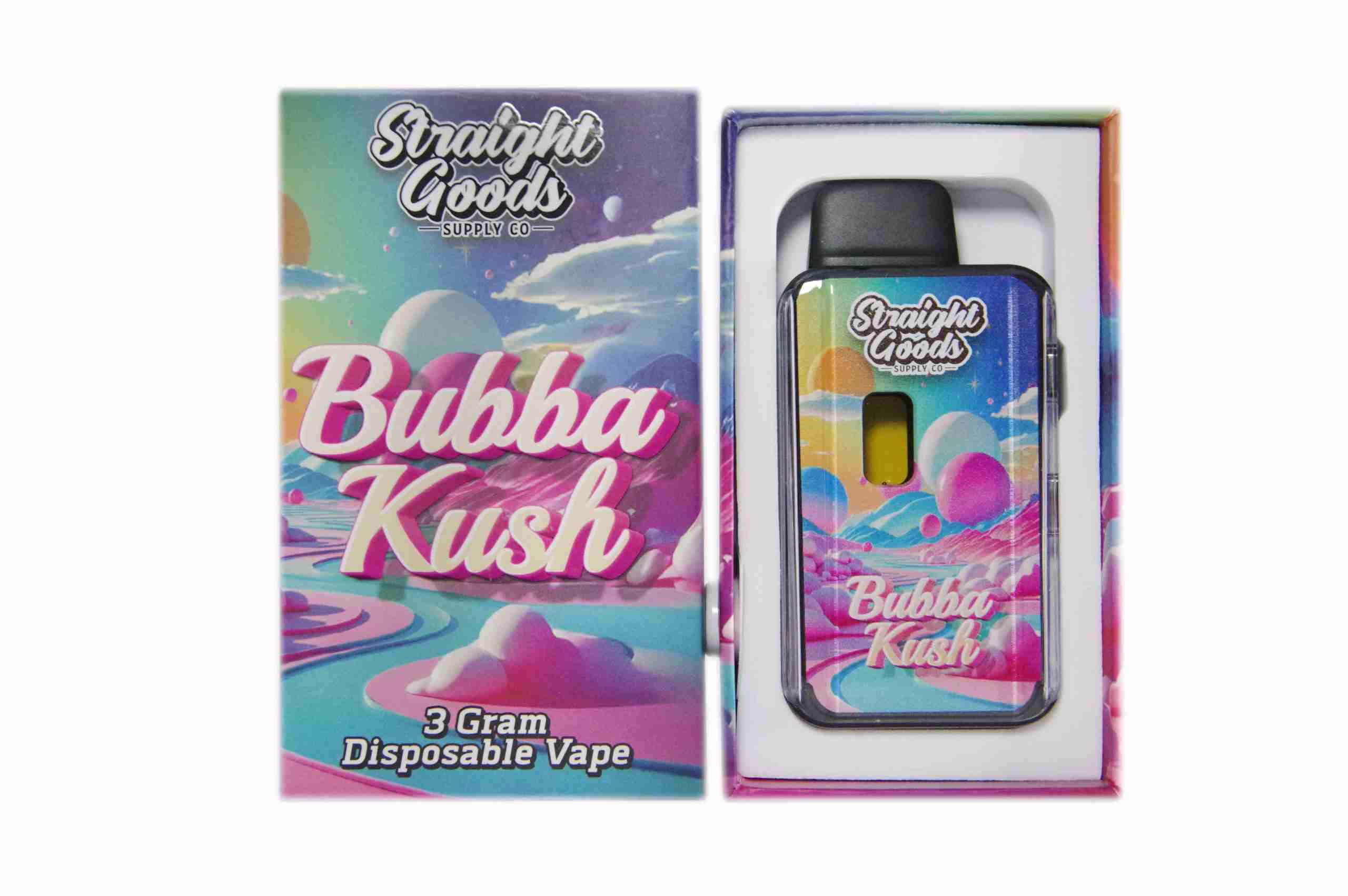 Straight Goods Disposable Pen 3g - Bubba Kush (Indica) 1 Straight Goods Disposable Pen 3g - Bubba Kush (Indica)