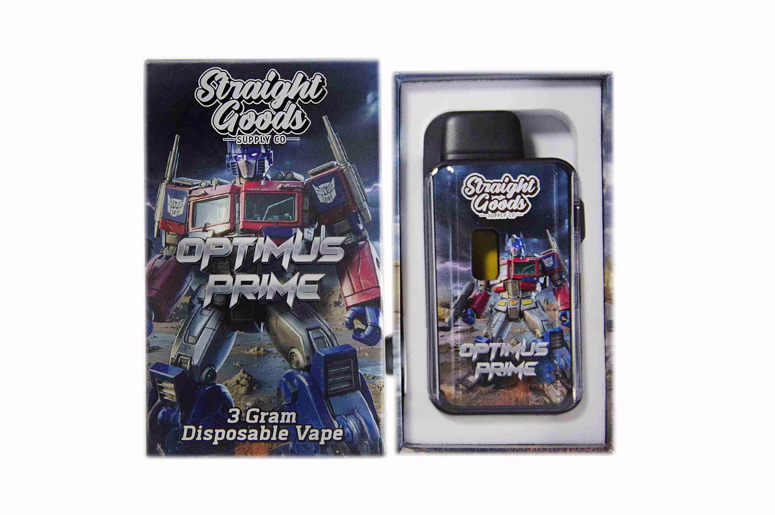 Straight Goods Disposable Pen 3g - Optimus Prime (Indica) 1 Straight Goods Disposable Pen 3g - Optimus Prime (Indica)