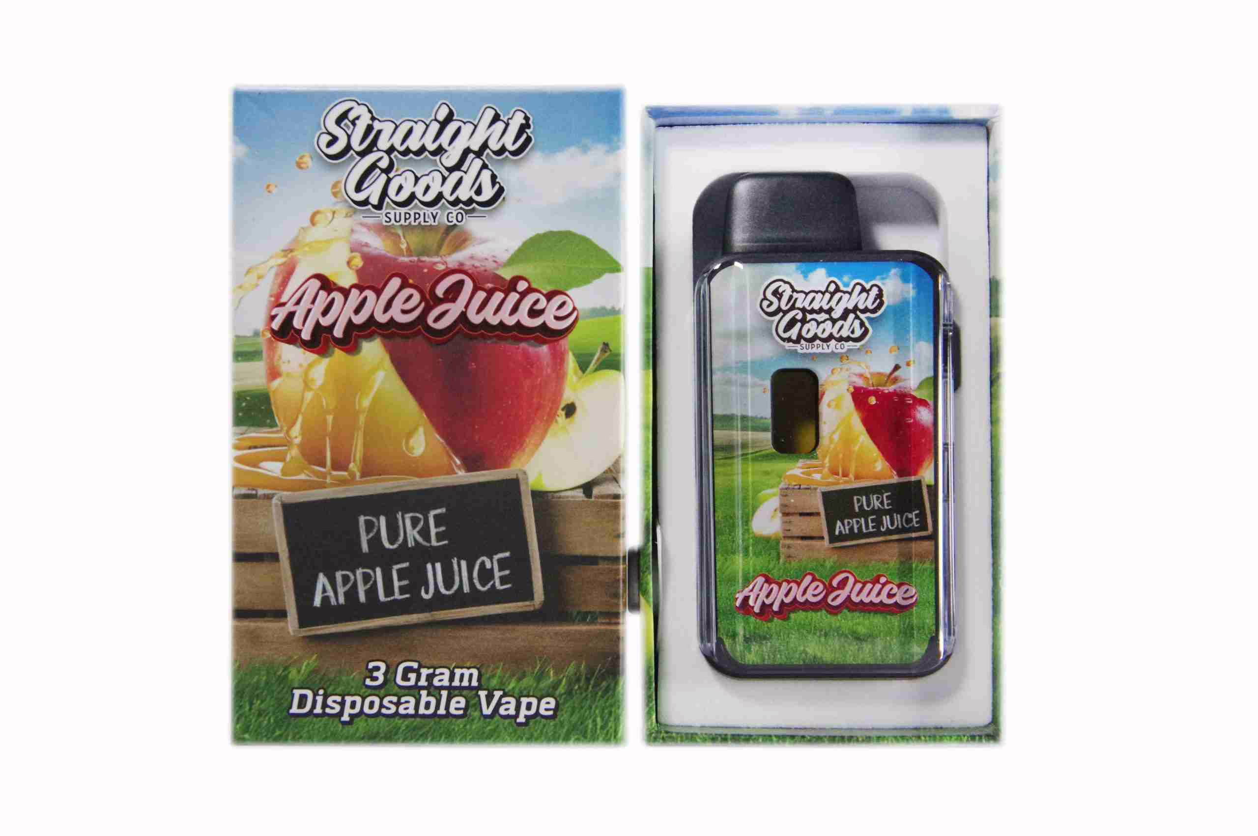 Straight Goods Disposable Pen 3g - Apple Juice (Indica) 1 Straight Goods Disposable Pen 3g – Apple Juice (Indica)