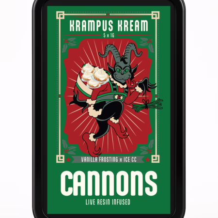 Cannons – Krampus Kream Live Resin 5 Pack Pre-Roll (Hybrid)